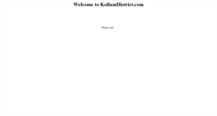 Desktop Screenshot of kollamdistrict.com