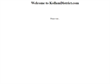 Tablet Screenshot of kollamdistrict.com